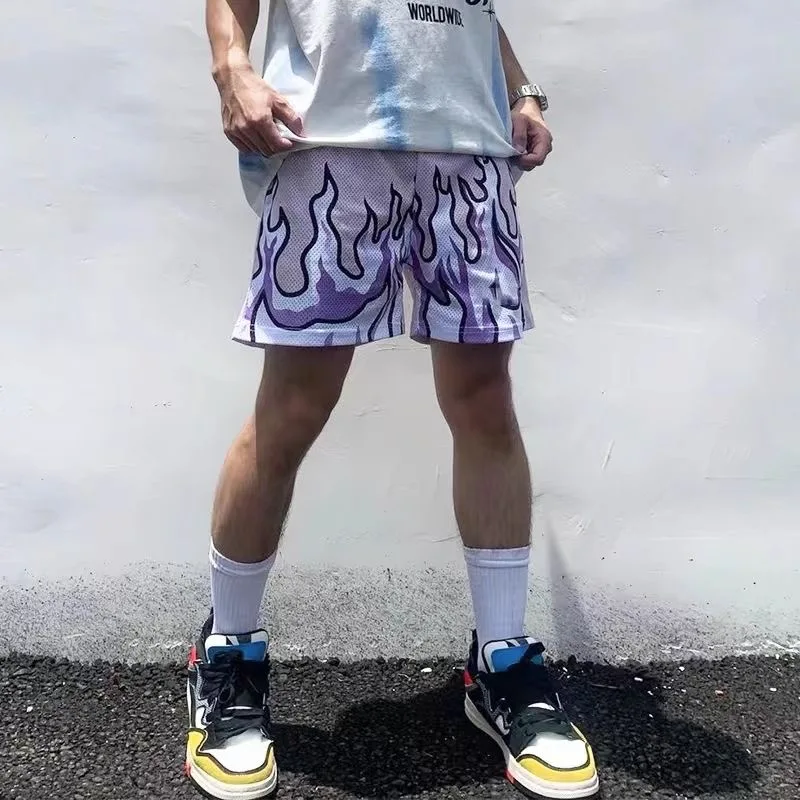 Men Trendy Flame Tie Dye Mesh Basketball Shorts Male Quick-Drying Training Running Casual Loose Five Point Hip Hop Sport Shorts
Men Trendy Flame Tie Dye Mesh Basketball Shorts Male Quick-Drying Training Running Casual Loose Five Point Hip Hop Sport Shorts