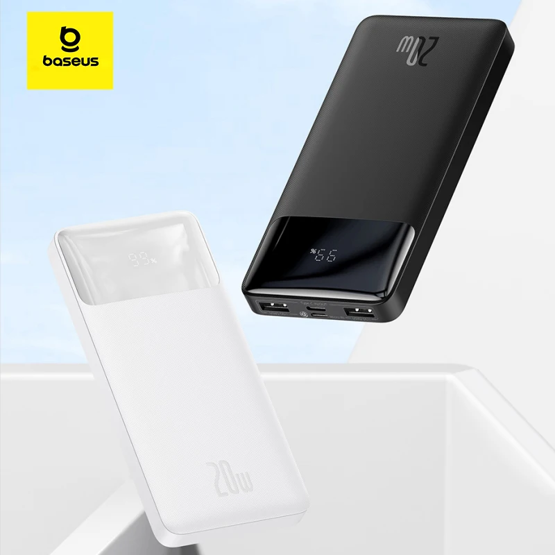 Baseus Power Bank 30000mAh Portable Charger Power Bank Large Capacity PD 20W Fast Charging Suitable for iPhone, Xiaomi, Samsung
Baseus Power Bank 30000mAh Portable Charger Power Bank Large Capacity PD 20W Fast Charging Suitable for iPhone, Xiaomi, Samsung