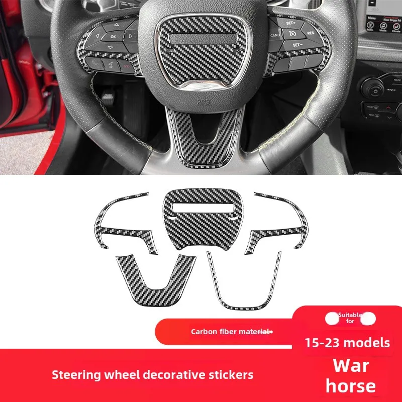 Applicable to Dodge15-23Charma Carbon Fiber Interior Modified Pieces Steering Wheel Decorative Sticker
Applicable to Dodge15-23Charma Carbon Fiber Interior Modified Pieces Steering Wheel Decorative Sticker