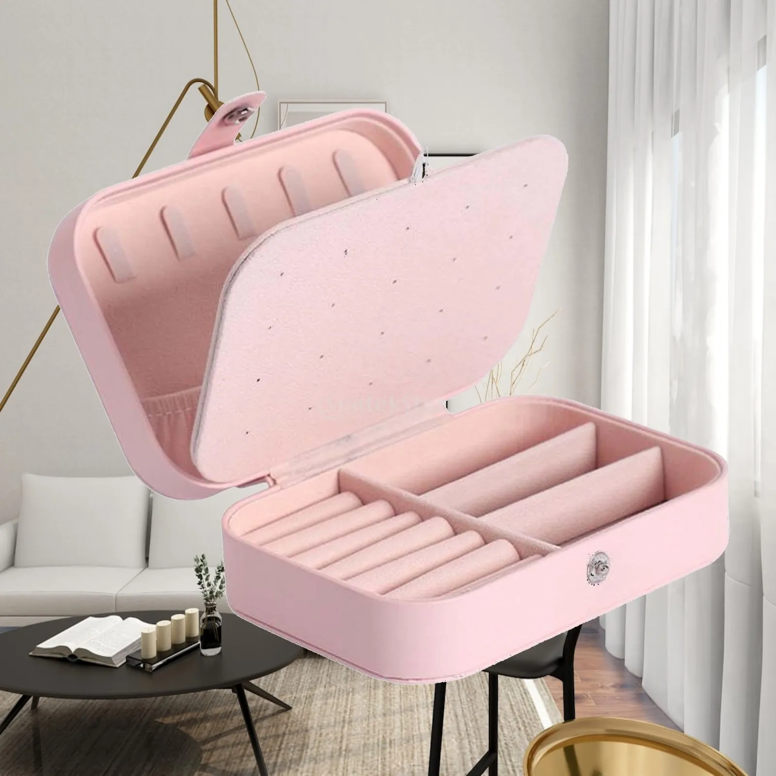 Jewelry Storage Box Multi Compartments Storage Case for Necklace Bracelets
Jewelry Storage Box Multi Compartments Storage Case for Necklace Bracelets