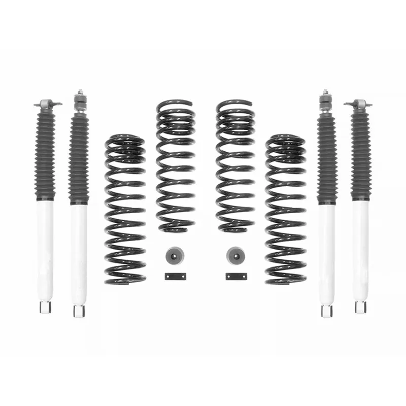 2 Inch Lift Adjustable Coilover Shock Absorber Kit for Isuzu D-Max Jeep Wrangler JK 4X4 Steel Struts
2 Inch Lift Adjustable Coilover Shock Absorber Kit for Isuzu D-Max Jeep Wrangler JK 4X4 Steel Struts