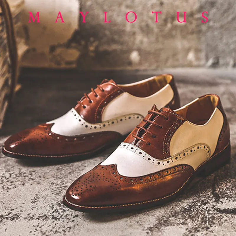 Men Dress Shoes Handmade Brogue Style Paty Leather Wedding Shoes Men Flats Leather Oxfords Formal Shoes Loafers Party Shoes
Men Dress Shoes Handmade Brogue Style Paty Leather Wedding Shoes Men Flats Leather Oxfords Formal Shoes Loafers Party Shoes