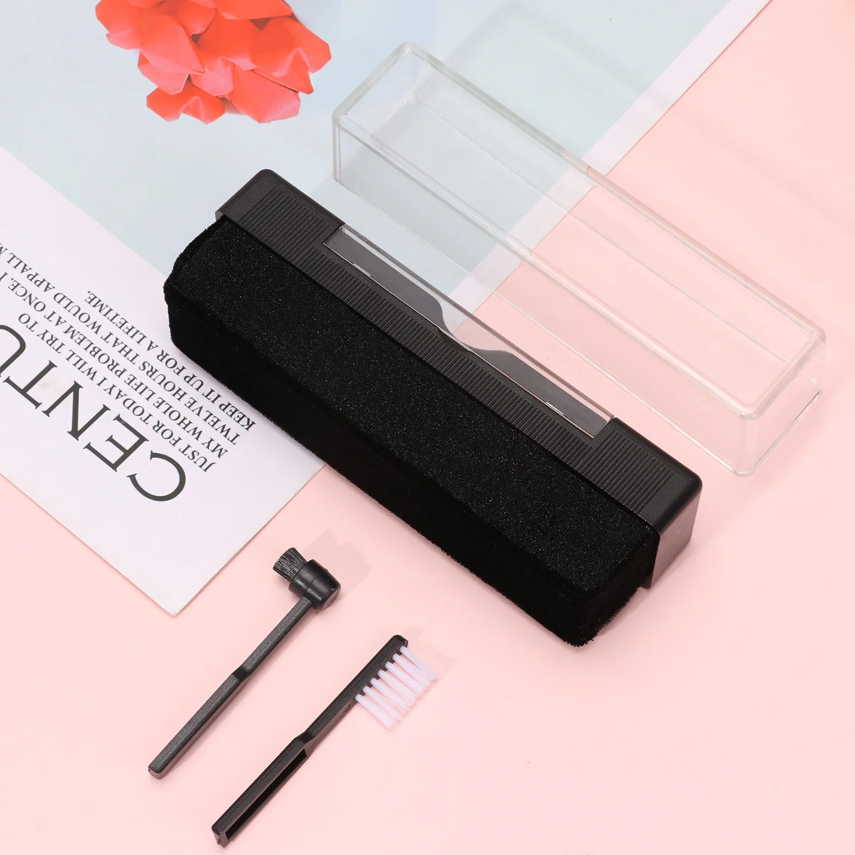 1Set Effective Vinyl Records Cleaning Brush Villi And Scrubbing Cleaner For Audio Preservation
1Set Effective Vinyl Records Cleaning Brush Villi And Scrubbing Cleaner For Audio Preservation