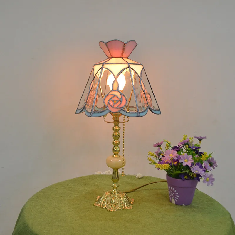 French Country Table Lamps All-Copper Pink Glass Cream Style Desk Light for Bedroom Bedside Living Room Study Restaurant Counter
French Country Table Lamps All-Copper Pink Glass Cream Style Desk Light for Bedroom Bedside Living Room Study Restaurant Counter