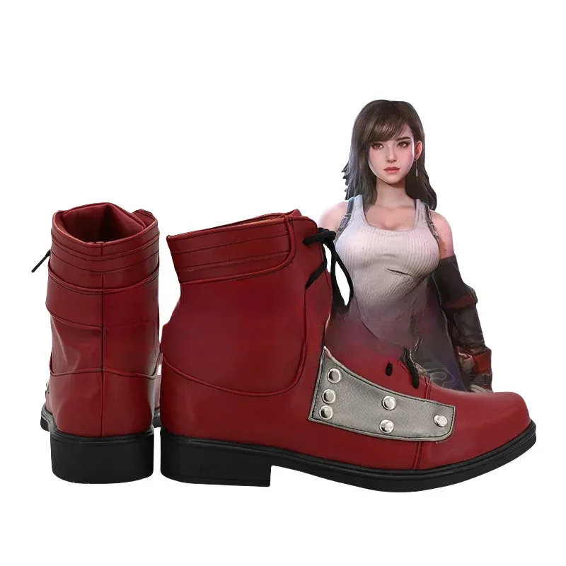 Game 7 Tifa Cosplay Shoes Boots Props Halloween Party Role Play Custom Made Aksesori
Game 7 Tifa Cosplay Shoes Boots Props Halloween Party Role Play Custom Made Aksesori