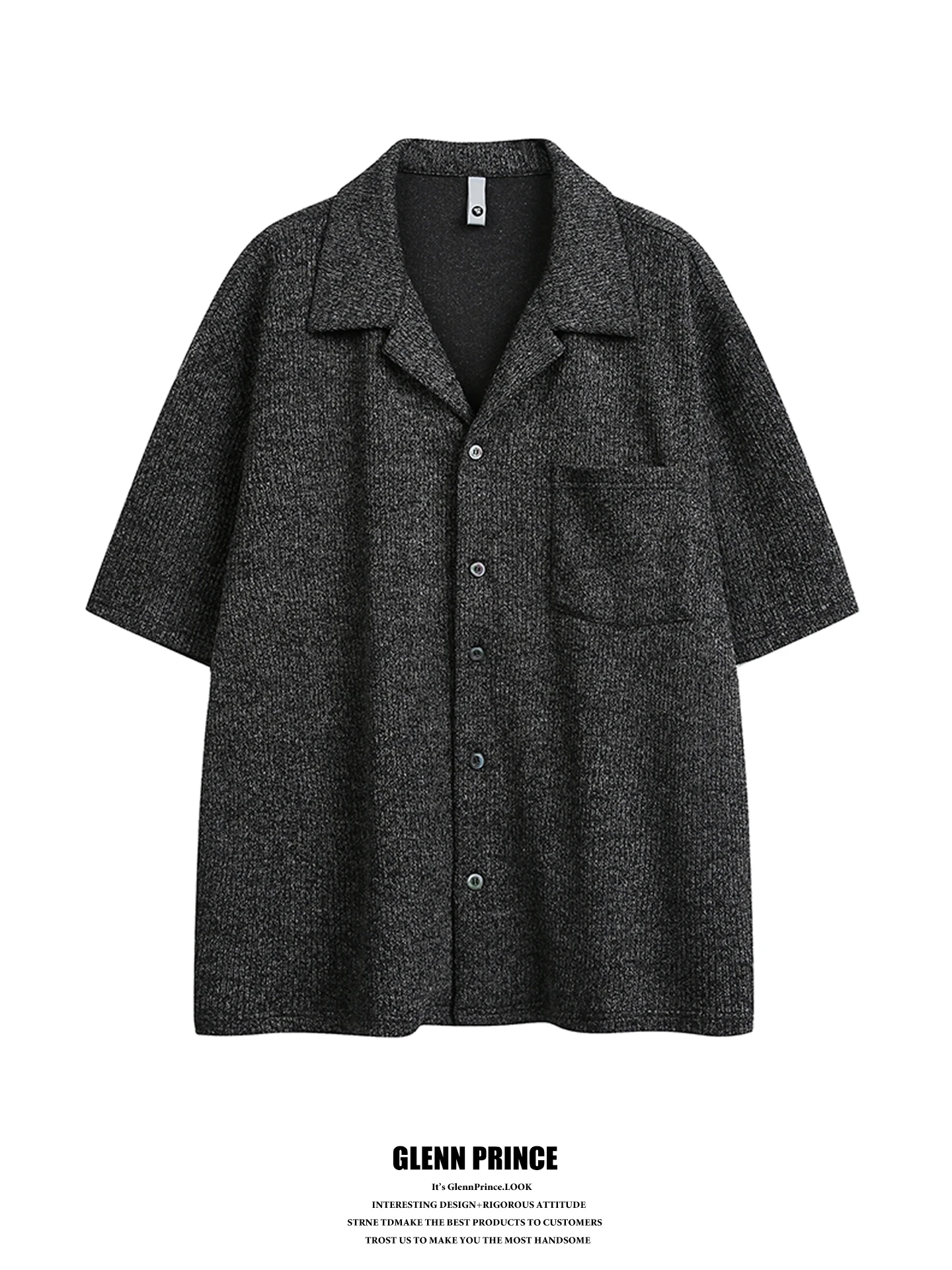 Loose Cuban Collar Short Sleeve Shirt Men's Summer Casual Breathable Polyester Fiber Vintage Style Texture Men's Shirt
Loose Cuban Collar Short Sleeve Shirt Men's Summer Casual Breathable Polyester Fiber Vintage Style Texture Men's Shirt