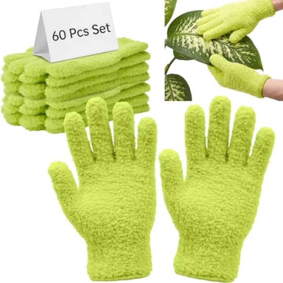 30 Pairs Microfiber Dusting Gloves for Plants Gardening Leaf Cleaning Gloves Reusable Indoor Dusting Mitts Washable Plant Care
30 Pairs Microfiber Dusting Gloves for Plants Gardening Leaf Cleaning Gloves Reusable Indoor Dusting Mitts Washable Plant Care