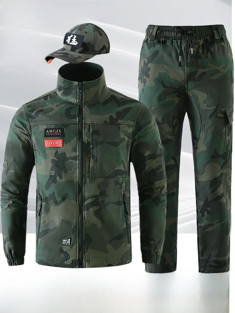 Мужской рабочий костюм из чистого хлопка, эластичный, камуфляжный, износостойкий, для сварки, авторемонта, защитная спецодежда
Мужской рабочий костюм из чистого хлопка, эластичный, камуфляжный, износостойкий, для сварки, авторемонта, защитная спецодежда