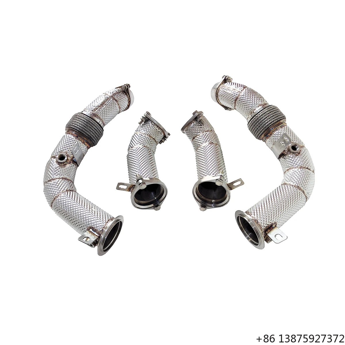 For 2024+ X7 G07 M60i 4.4T Ecnal T304 Stainless Steel Sports with Heat Shield Downpipe
For 2024+ X7 G07 M60i 4.4T Ecnal T304 Stainless Steel Sports with Heat Shield Downpipe