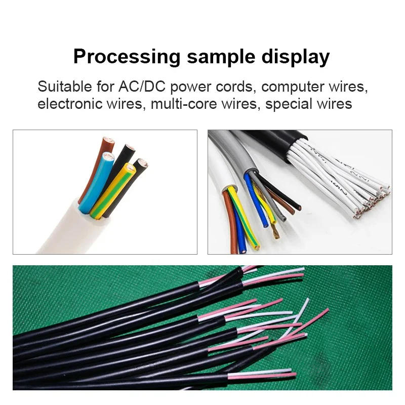 ZTEM Wire Stripping Machine Semi-automatic Pneumatic Multi-core Wires Peeling Stripper Machine Wire Processing Equipment Tools
ZTEM Wire Stripping Machine Semi-automatic Pneumatic Multi-core Wires Peeling Stripper Machine Wire Processing Equipment Tools