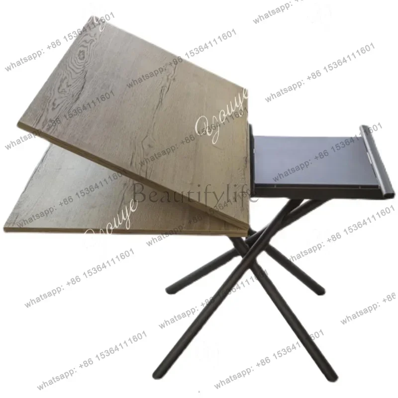 Designer Folding Lift Dining Table Tea Table One-piece Dual-purpose Small Apartment Multi-functional Square Dining Table
Designer Folding Lift Dining Table Tea Table One-piece Dual-purpose Small Apartment Multi-functional Square Dining Table