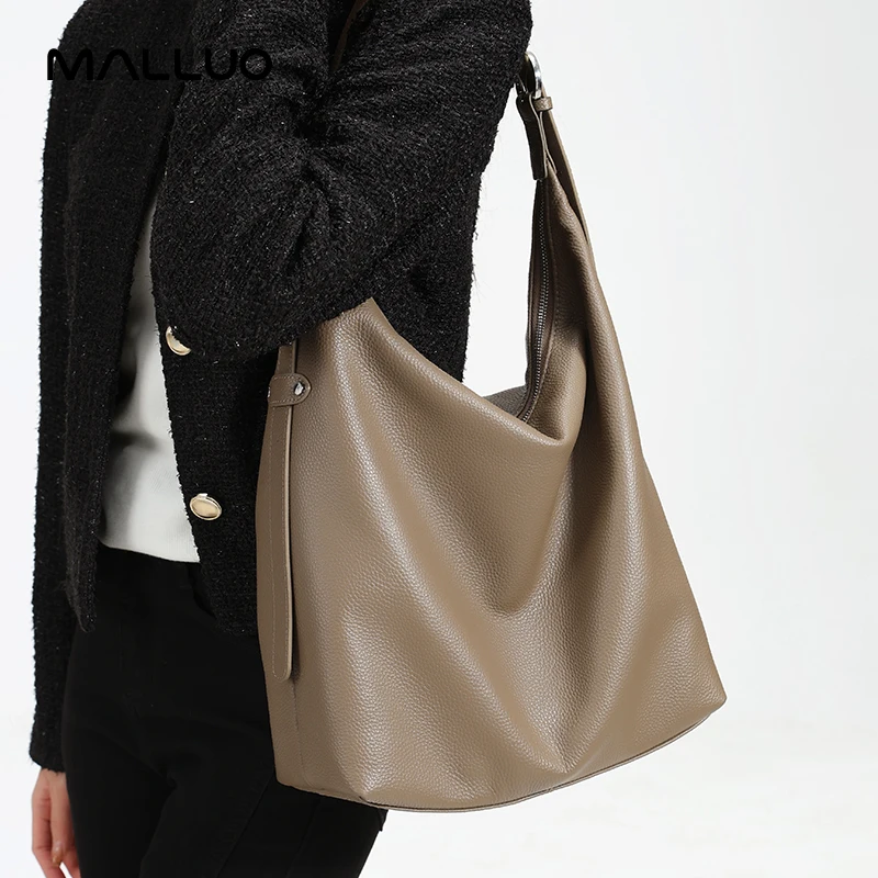 Women Cowhide Genuine Leather Shoulder Bag Ladies Large Capacity Cow Leather Handbag Female Fashion Luxury Design Crossbody Bags
Women Cowhide Genuine Leather Shoulder Bag Ladies Large Capacity Cow Leather Handbag Female Fashion Luxury Design Crossbody Bags