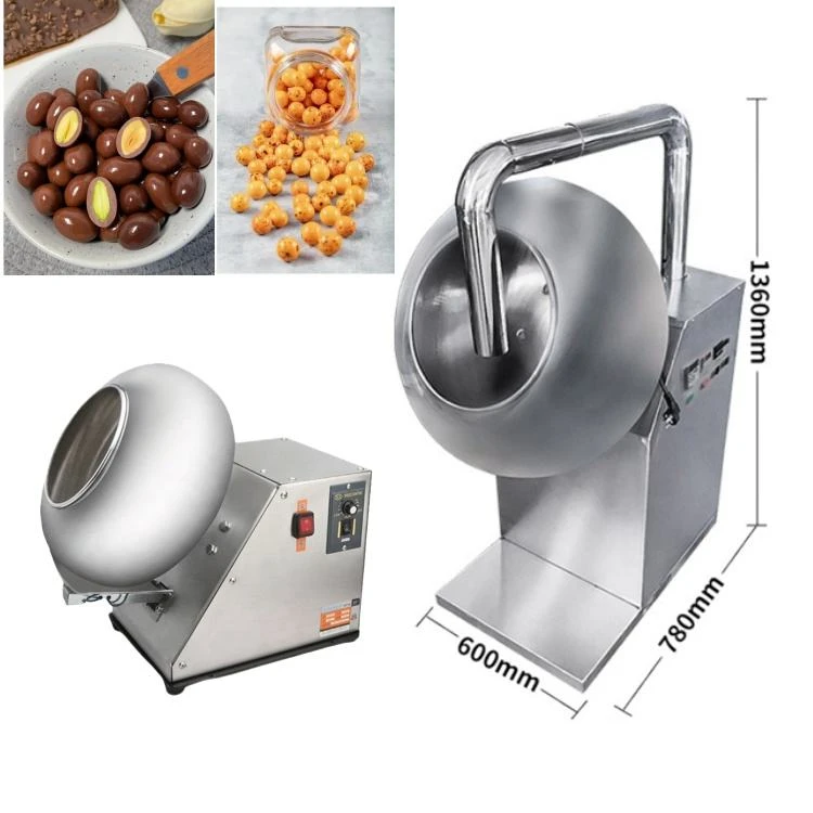 304 Stainless Steel Peanut Seed Coating Machine Full Automatic Small Chocolate Bean Grinder Machine Sugar Peanut Nut Chocolate
304 Stainless Steel Peanut Seed Coating Machine Full Automatic Small Chocolate Bean Grinder Machine Sugar Peanut Nut Chocolate