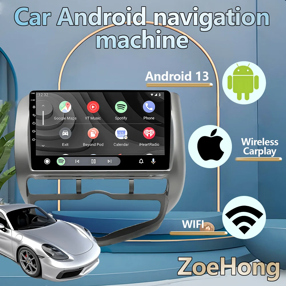 9'' Android 13 Multimedia Player For Honda JAZZ City 2002-2007 GPS ZoeHong Navigation Frame WIFI 4G Support Carplay/Android Auto
9'' Android 13 Multimedia Player For Honda JAZZ City 2002-2007 GPS ZoeHong Navigation Frame WIFI 4G Support Carplay/Android Auto