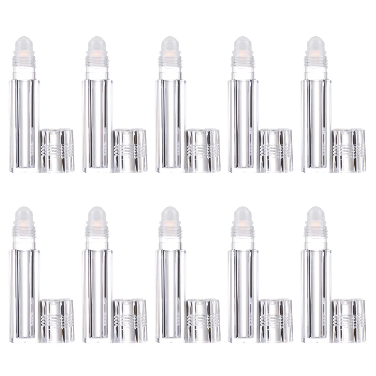 1 Set 10Pcs Hydrating Lip Oil Vials Moisture Lip Refillable Roll-On Bottle Lip Oil Vials with Lid (Transparent Cap)
1 Set 10Pcs Hydrating Lip Oil Vials Moisture Lip Refillable Roll-On Bottle Lip Oil Vials with Lid (Transparent Cap)