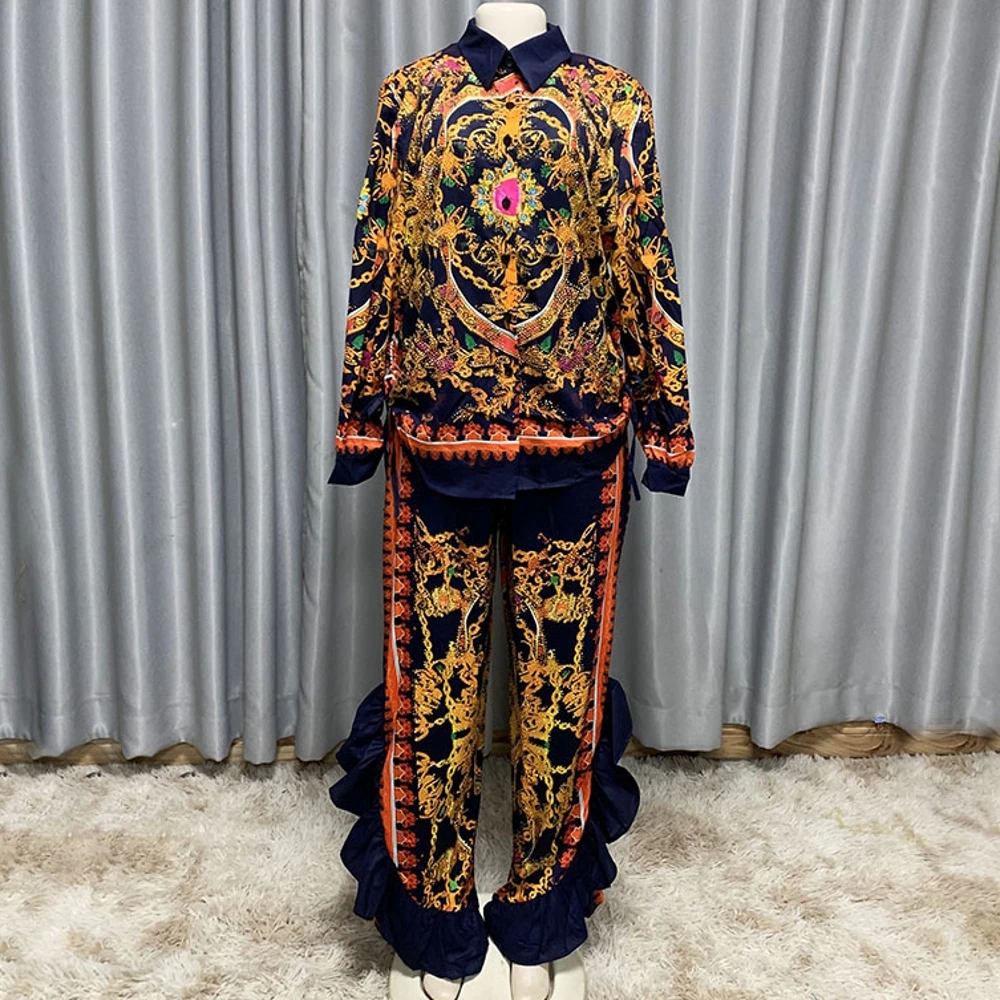 Женские комплекты из 2 предметов Dashiki, Новое поступление в африканском стиле, весенне-осенние одинаковые комплекты, комплекты из двух предметов, топ, брюки, костюмы, одежда
Женские комплекты из 2 предметов Dashiki, Новое поступление в африканском стиле, весенне-осенние одинаковые комплекты, комплекты из двух предметов, топ, брюки, костюмы, одежда