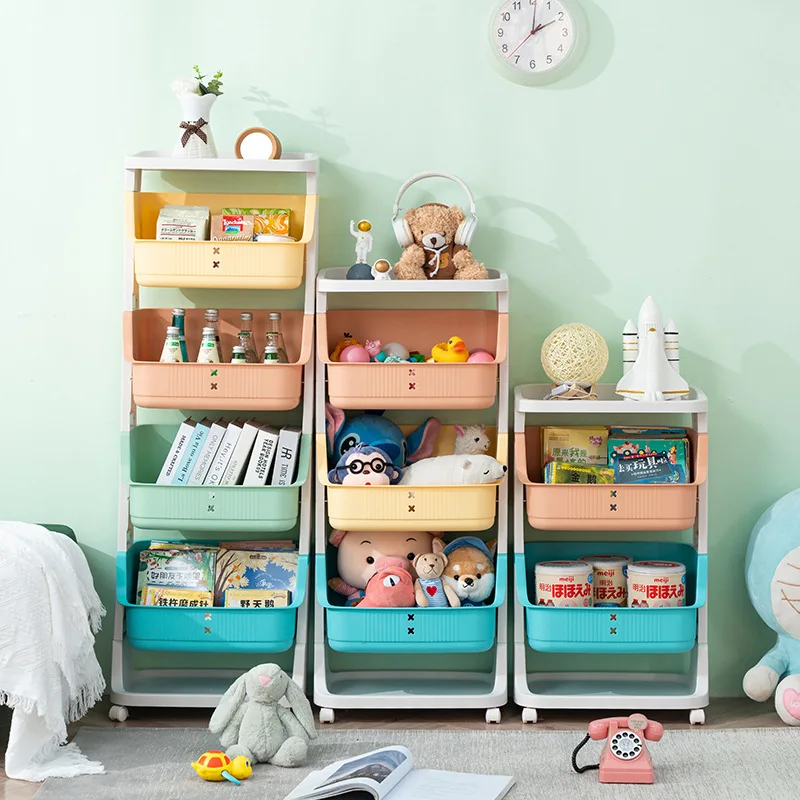 Children's Toy Storage Rack Kitchen Vegetable Rack Bathroom Storage Rack with Wheels Trolley Five-Layer Finishing
Children's Toy Storage Rack Kitchen Vegetable Rack Bathroom Storage Rack with Wheels Trolley Five-Layer Finishing