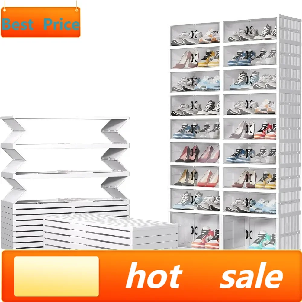 Hot salesLarge Foldable Shoe Storage Rack with 36 Pair Capacity, Magnetic Clear Door, Easy Assembly and Portable Design
Hot salesLarge Foldable Shoe Storage Rack with 36 Pair Capacity, Magnetic Clear Door, Easy Assembly and Portable Design