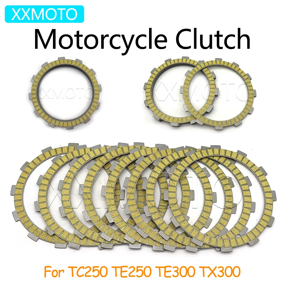 For HUSQVARNA TC250 TE250 TE300 TC 250 TE 300 2014-2023 TX 300 2017-2023 Motorcycle Clutch Plates Friction Disc Kits Accessories
For HUSQVARNA TC250 TE250 TE300 TC 250 TE 300 2014-2023 TX 300 2017-2023 Motorcycle Clutch Plates Friction Disc Kits Accessories