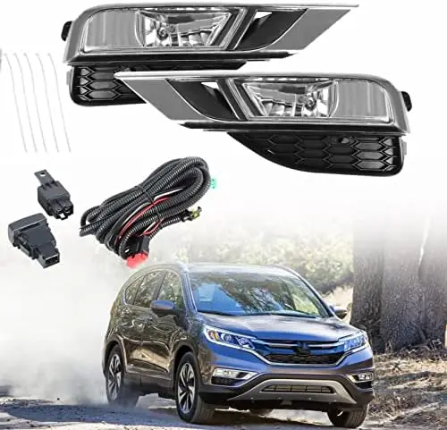 Комплект противотуманных фар с прозрачными линзами для CR-V 2015-2016 - 2 шт. с лампами и проводкой
Комплект противотуманных фар с прозрачными линзами для CR-V 2015-2016 - 2 шт. с лампами и проводкой