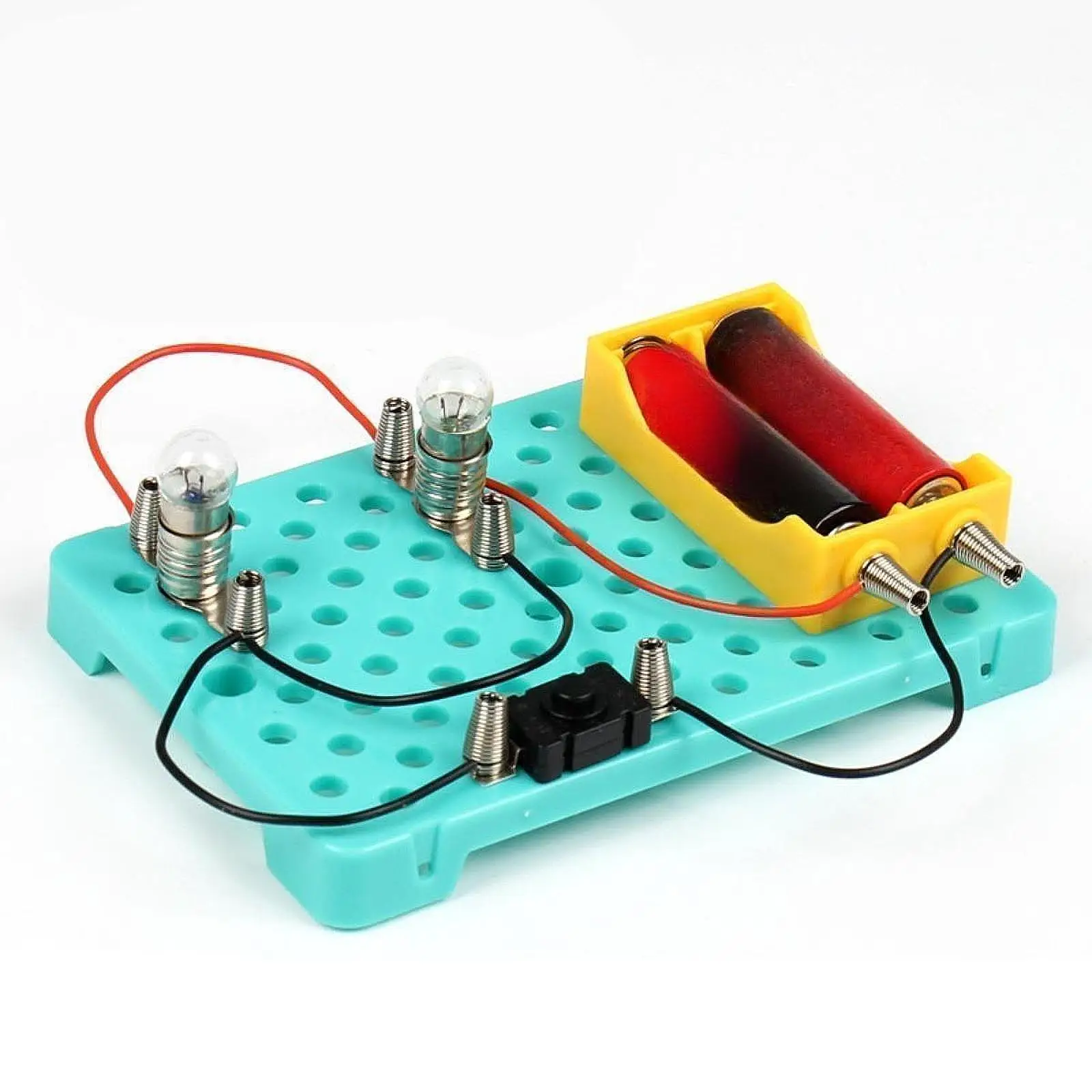 DIY базовый комплект для обучения электричеству, серия и параллельное соединение, игрушка практических способностей для домашнего обучения в классе, школе
DIY базовый комплект для обучения электричеству, серия и параллельное соединение, игрушка практических способностей для домашнего обучения в классе, школе