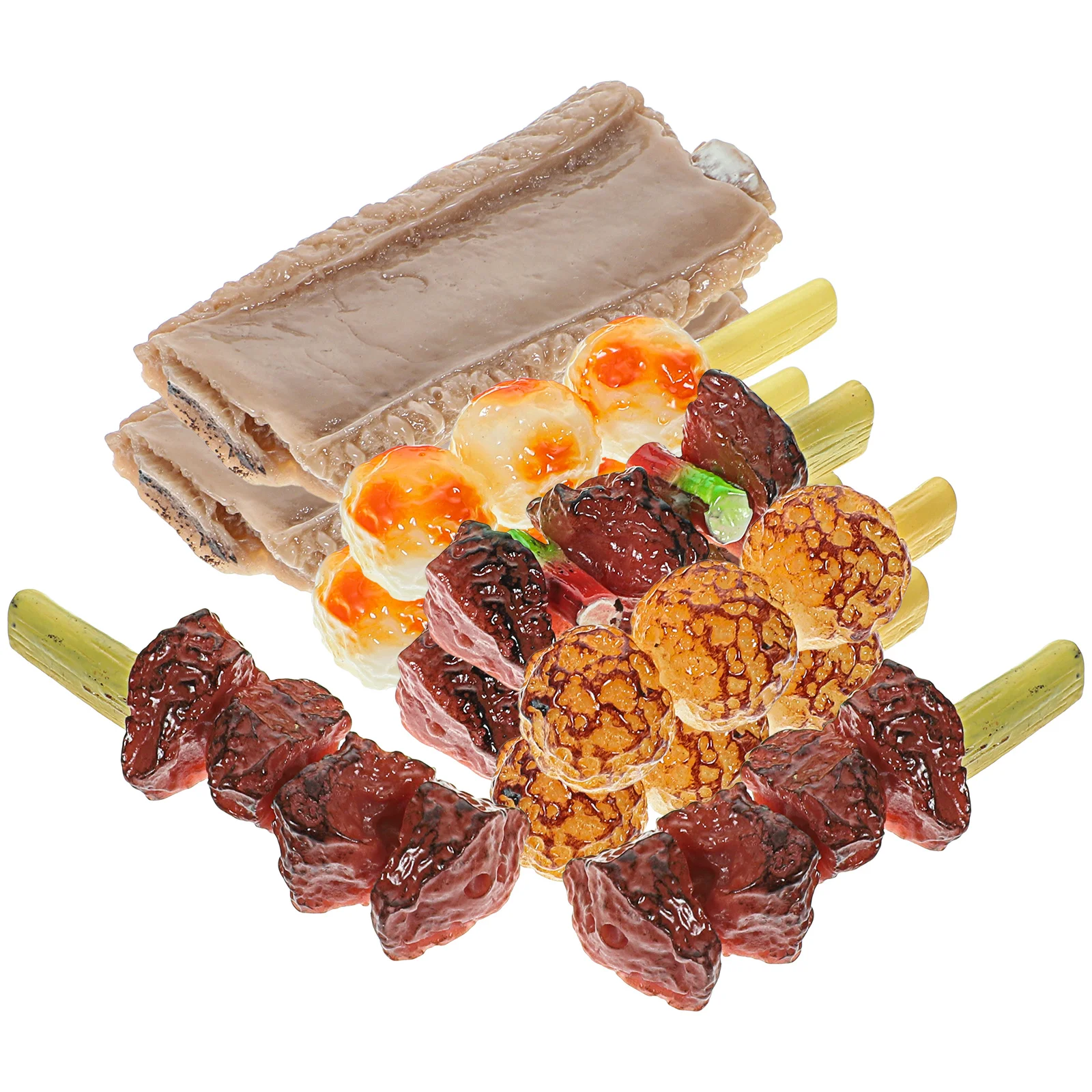 10 Pcs Simulation Barbecue Skewers Children Toy Kitchen Decoration Food Photo Props Fake Simulated Model Pvc Artificial Grill
10 Pcs Simulation Barbecue Skewers Children Toy Kitchen Decoration Food Photo Props Fake Simulated Model Pvc Artificial Grill