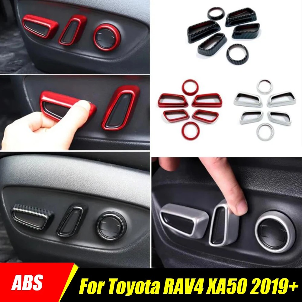 For Toyota RAV4 RAV 4 2019 2020 2021 2022 2023 ABS Carbon/Matte Car Seat adjustment Switch Cover Trim Car styling Accessories
For Toyota RAV4 RAV 4 2019 2020 2021 2022 2023 ABS Carbon/Matte Car Seat adjustment Switch Cover Trim Car styling Accessories