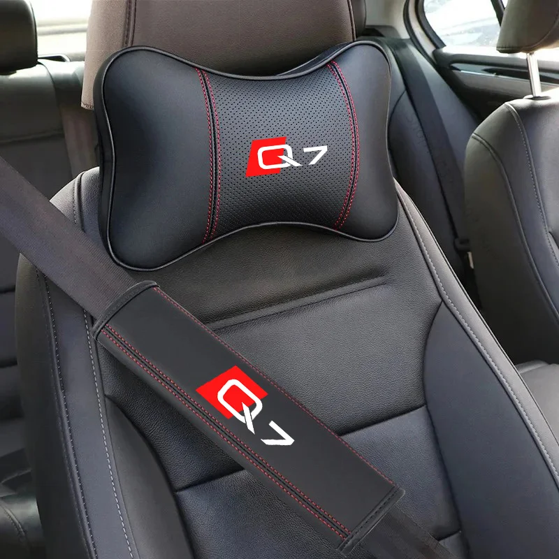 For Audi Q7 Car Seat Headrest High-Quality Comfortable Leather Headrest Support Neck Pillow Auto Pillow Neck Auto Accessories
For Audi Q7 Car Seat Headrest High-Quality Comfortable Leather Headrest Support Neck Pillow Auto Pillow Neck Auto Accessories