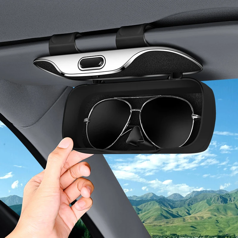 Press Switch Car Glasses Box Portable Car Sunglasses Holder Driving Glasses Holder Eyeglass Case Sun Visor Car Lenses Holder
Press Switch Car Glasses Box Portable Car Sunglasses Holder Driving Glasses Holder Eyeglass Case Sun Visor Car Lenses Holder