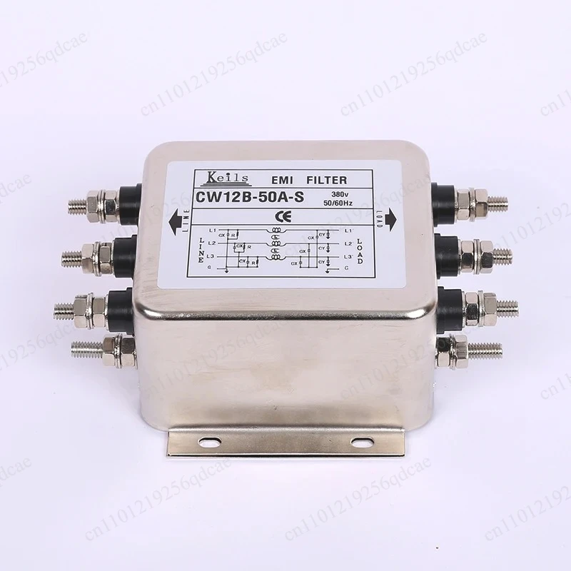 Three-phase Three/four-wire 380V AC Power Supply EMI Filter Servo Inverter Anti-interference CW12B-60A-S
Three-phase Three/four-wire 380V AC Power Supply EMI Filter Servo Inverter Anti-interference CW12B-60A-S