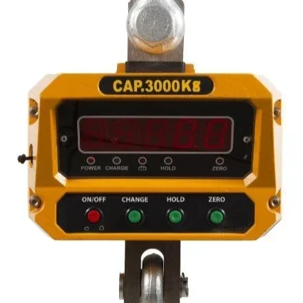 300Kg 100Kg 1000Kg Black Orange Aluminum Alloy Hanging Electronic 1T Crane Scale
300Kg 100Kg 1000Kg Black Orange Aluminum Alloy Hanging Electronic 1T Crane Scale