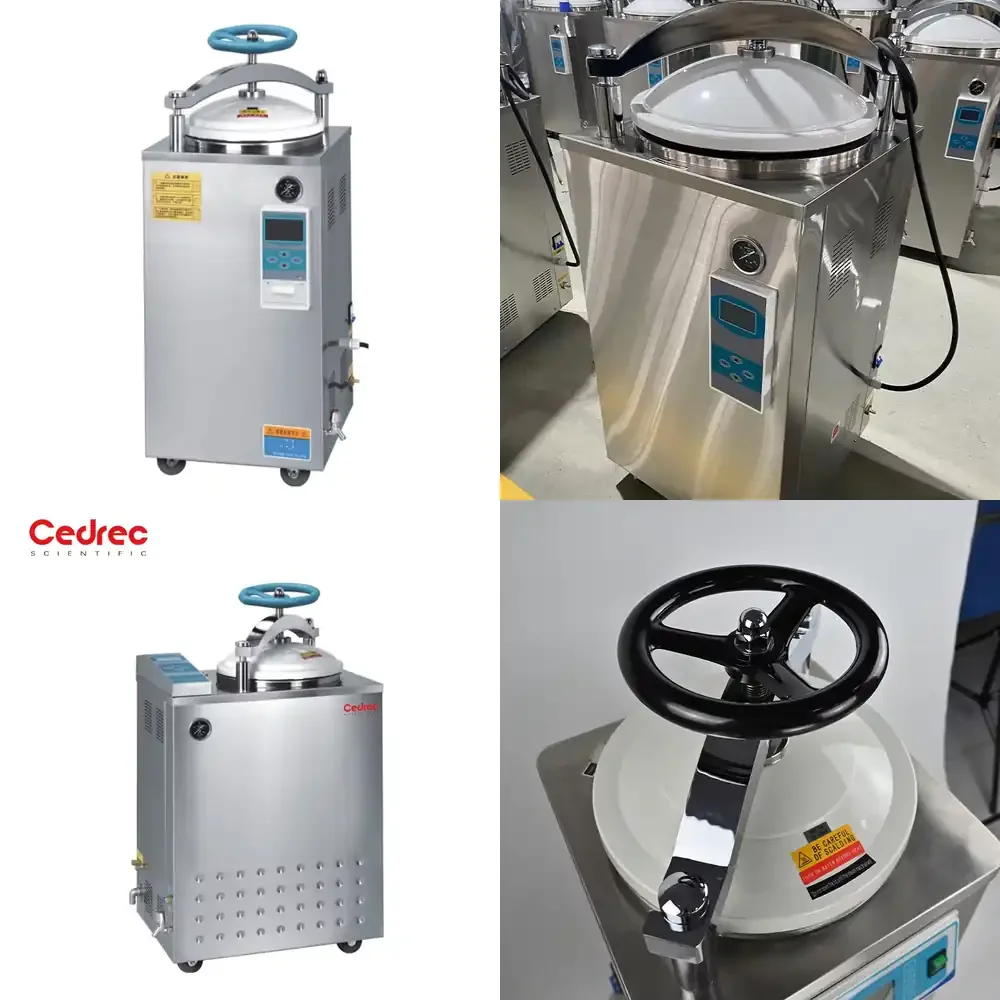 High-Performance Digital Display Vertical Pressure Steam Sterilizer Self-Control for Laboratories Research Institutions
High-Performance Digital Display Vertical Pressure Steam Sterilizer Self-Control for Laboratories Research Institutions