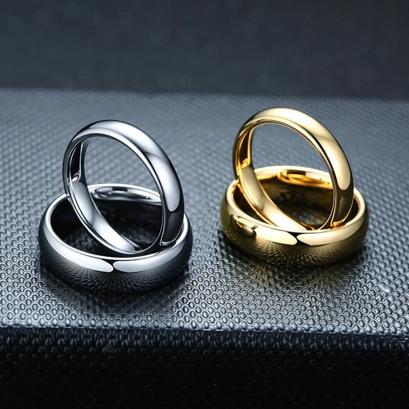 High Quality Simple Stainless Steel Gold Color Rings for Men Women Exclusive Couple Wedding Ring Wholesale Fashion Jewelry
High Quality Simple Stainless Steel Gold Color Rings for Men Women Exclusive Couple Wedding Ring Wholesale Fashion Jewelry