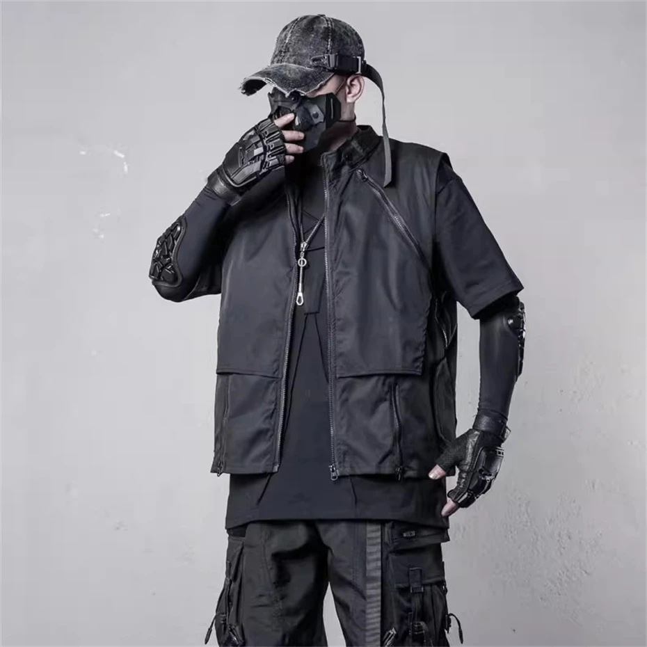 Куртки Techwear, жилеты, мужская куртка-карго большого размера без рукавов для мужчин, новинка весны 202, уличная одежда в стиле хип-хоп, повседневные жилеты в стиле Харадзюку
Куртки Techwear, жилеты, мужская куртка-карго большого размера без рукавов для мужчин, новинка весны 202, уличная одежда в стиле хип-хоп, повседневные жилеты в стиле Харадзюку