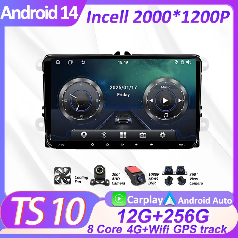 Автомобильный радиоприемник для Volkswagen Passat 2005-2011 Bluetooth Android 14 с сенсорным экраном, интеллектуальная система без 2din DVD GPS-навигации DSP
Автомобильный радиоприемник для Volkswagen Passat 2005-2011 Bluetooth Android 14 с сенсорным экраном, интеллектуальная система без 2din DVD GPS-навигации DSP