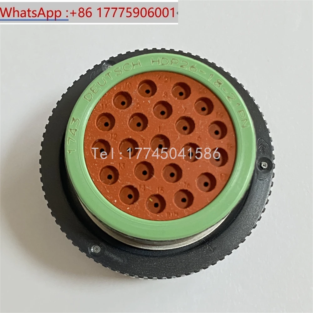 HDP26-18-21PN DEUTSCH 21-pin circular connector, original connector
HDP26-18-21PN DEUTSCH 21-pin circular connector, original connector