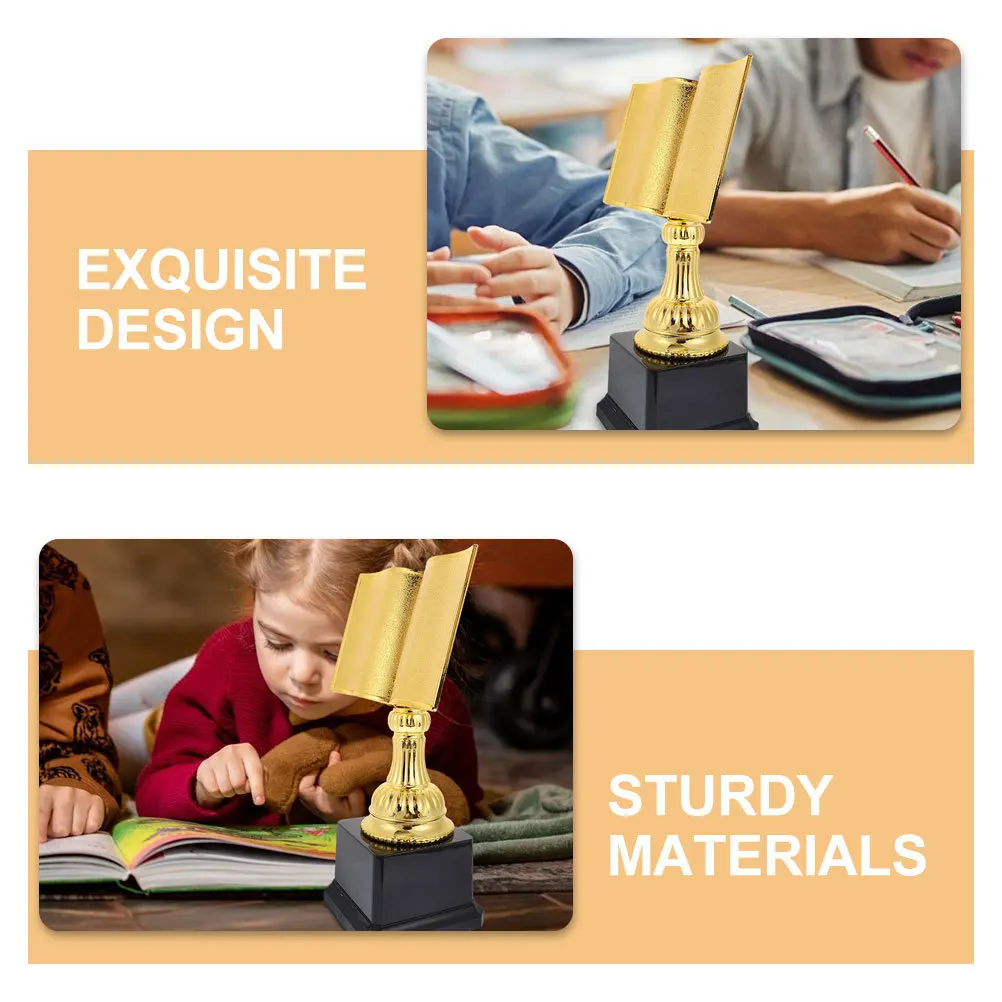 1pc Creative Small For Reading Competition Award Desktop Decor Prize Trophy Compact Lightweight Plastic Trophies Decorative Book
1pc Creative Small For Reading Competition Award Desktop Decor Prize Trophy Compact Lightweight Plastic Trophies Decorative Book