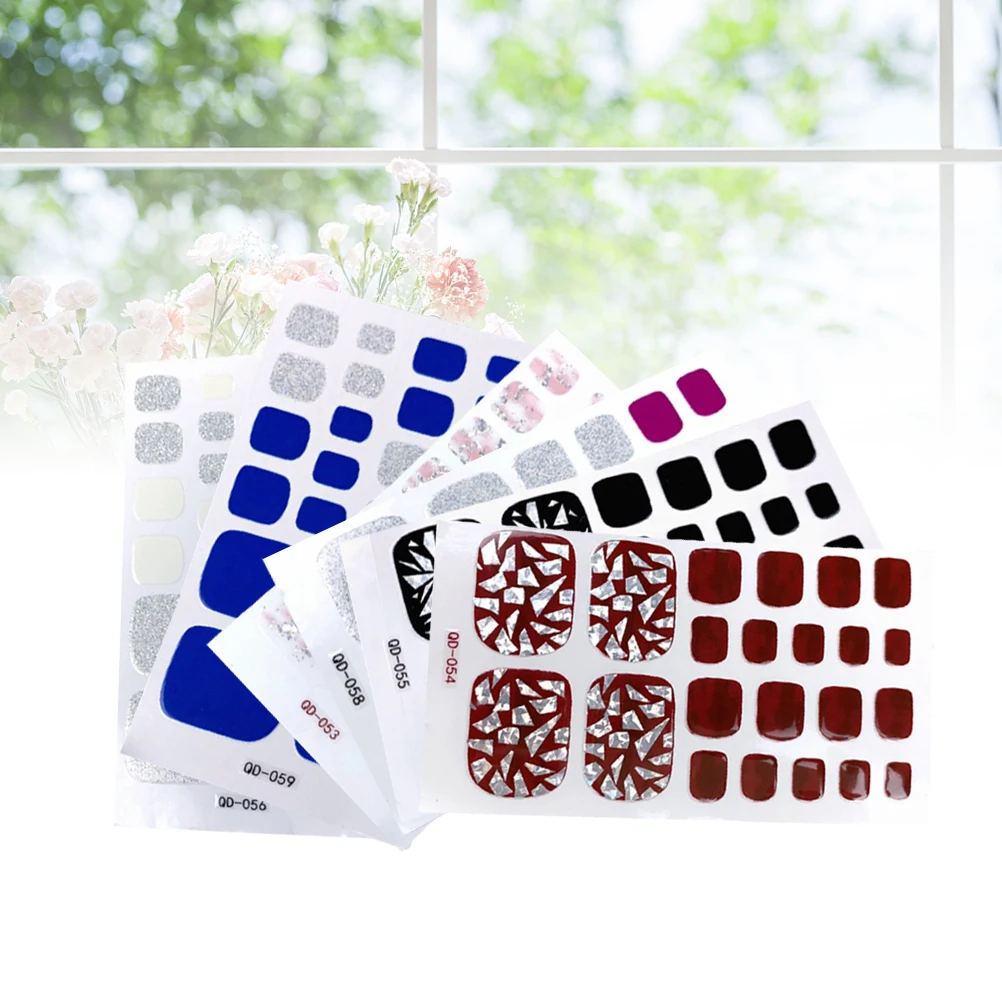 6 Sheets Waterproof Nail Stickers Women Girl Nail Art Decals Patches DIY Party Christmas Halloween Birthday Holiday
6 Sheets Waterproof Nail Stickers Women Girl Nail Art Decals Patches DIY Party Christmas Halloween Birthday Holiday