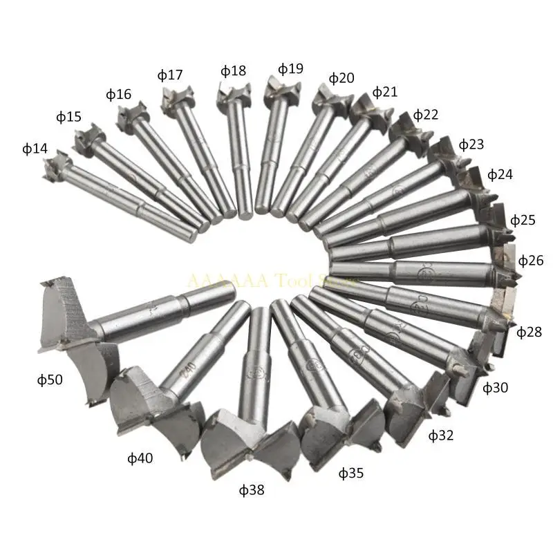 A2BE 20pcs/set 14-50mm Forstner Drill Bits Woodworking Centering Hole Cutter Tools
A2BE 20pcs/set 14-50mm Forstner Drill Bits Woodworking Centering Hole Cutter Tools