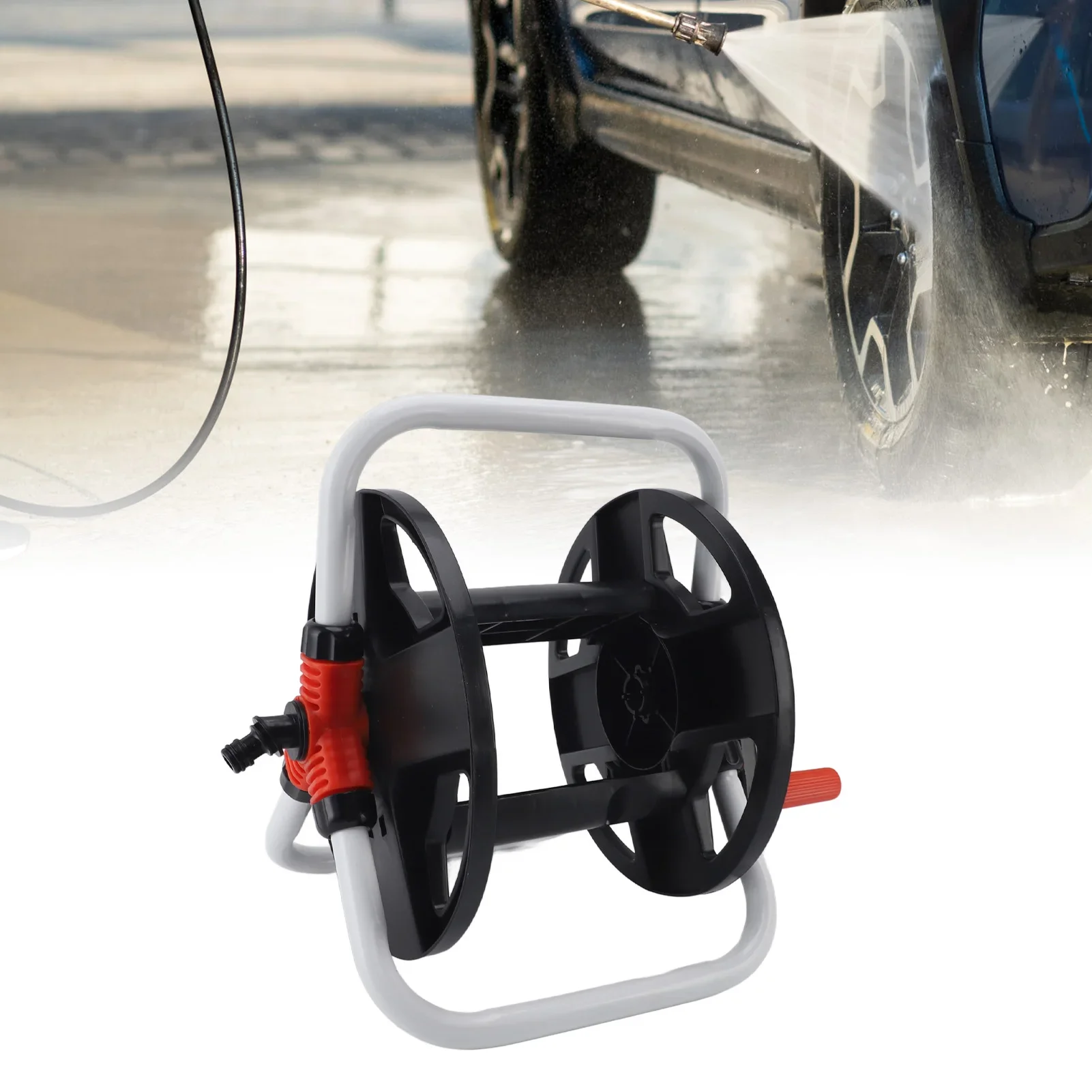 Garden Hose Reel Cart ABS Portable Water Hose Holder Hose Reel Storage Rack For Garden Lawn Farm Car Washing
Garden Hose Reel Cart ABS Portable Water Hose Holder Hose Reel Storage Rack For Garden Lawn Farm Car Washing
