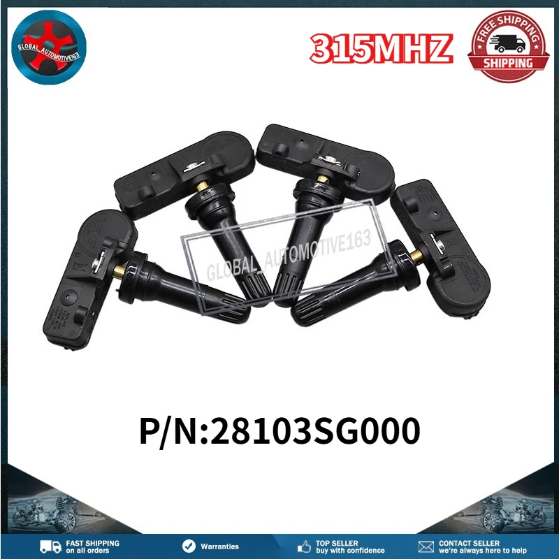 28103SG000 Tire Pressure Monitor Sensor 315MHZ For Subaru Forester 2013-2017 Legacy 2019-2024 Outback 2019-2024 XV 2012-2017
28103SG000 Tire Pressure Monitor Sensor 315MHZ For Subaru Forester 2013-2017 Legacy 2019-2024 Outback 2019-2024 XV 2012-2017