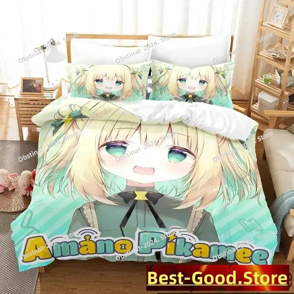 New Amano Pikamee Anime Bedding Set Boys Girls Twin Queen King Size Duvet Cover Pillowcase Bed boys Adult Home Textileextile
New Amano Pikamee Anime Bedding Set Boys Girls Twin Queen King Size Duvet Cover Pillowcase Bed boys Adult Home Textileextile
