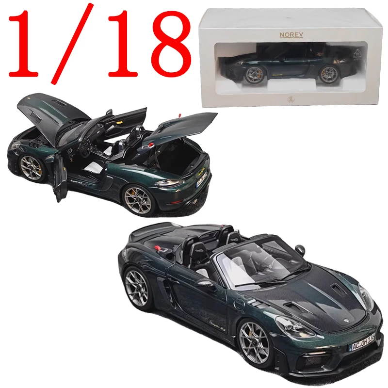 NOREV Литая под давлением модель автомобиля Porsche из сплава в масштабе 1/18, Porsche 911 GT4 718 Spyder RS Play, игрушки для мальчиков, подарок, оригинальная коробка
NOREV Литая под давлением модель автомобиля Porsche из сплава в масштабе 1/18, Porsche 911 GT4 718 Spyder RS Play, игрушки для мальчиков, подарок, оригинальная коробка