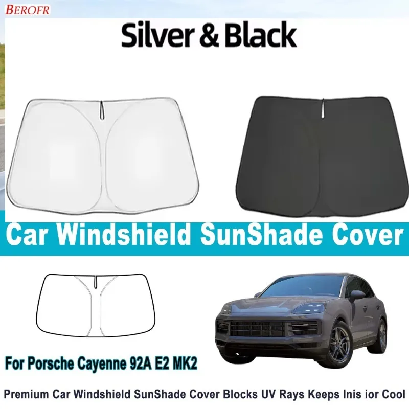 For Porsche Cayenne 92A E2 MK2 2011-2014 Car Windshield Sunshade Cover Front Window Sun Shade Heat Insulation Auto Accessories
For Porsche Cayenne 92A E2 MK2 2011-2014 Car Windshield Sunshade Cover Front Window Sun Shade Heat Insulation Auto Accessories
