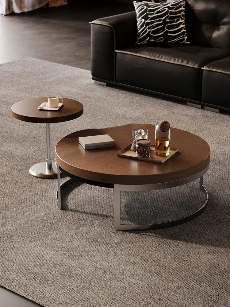 Size round coffee table living room home designer Italian retro simple tea table combination
Size round coffee table living room home designer Italian retro simple tea table combination