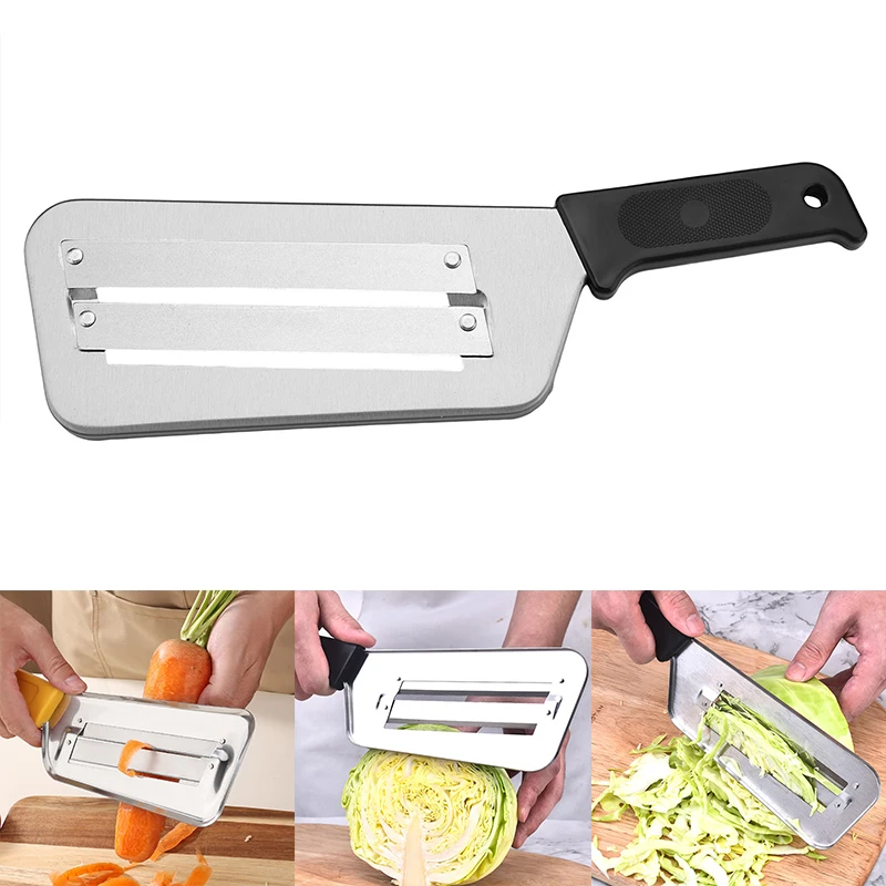 Stainless Steel Cabbage Slicer with Handle, Multifunctional Vegetable Shredder, Manual Cabbage & Veggie Slicing Tool
Stainless Steel Cabbage Slicer with Handle, Multifunctional Vegetable Shredder, Manual Cabbage & Veggie Slicing Tool