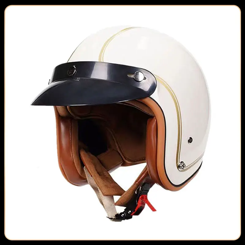 New Helmet Small Helmet Body 3/4 Helmet Motorcycle Half Helmet Retro Helmet Breathable Detachable Liner DOT approved
New Helmet Small Helmet Body 3/4 Helmet Motorcycle Half Helmet Retro Helmet Breathable Detachable Liner DOT approved