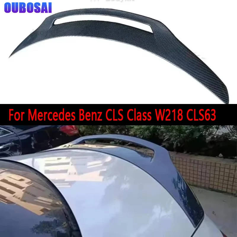 For Mercedes Benz CLS Class W218 CLS63 Carbon Fiber Tail fins Rear Deck Spoiler Duckbill Car Wing Retrofit the rear wing body k
For Mercedes Benz CLS Class W218 CLS63 Carbon Fiber Tail fins Rear Deck Spoiler Duckbill Car Wing Retrofit the rear wing body k