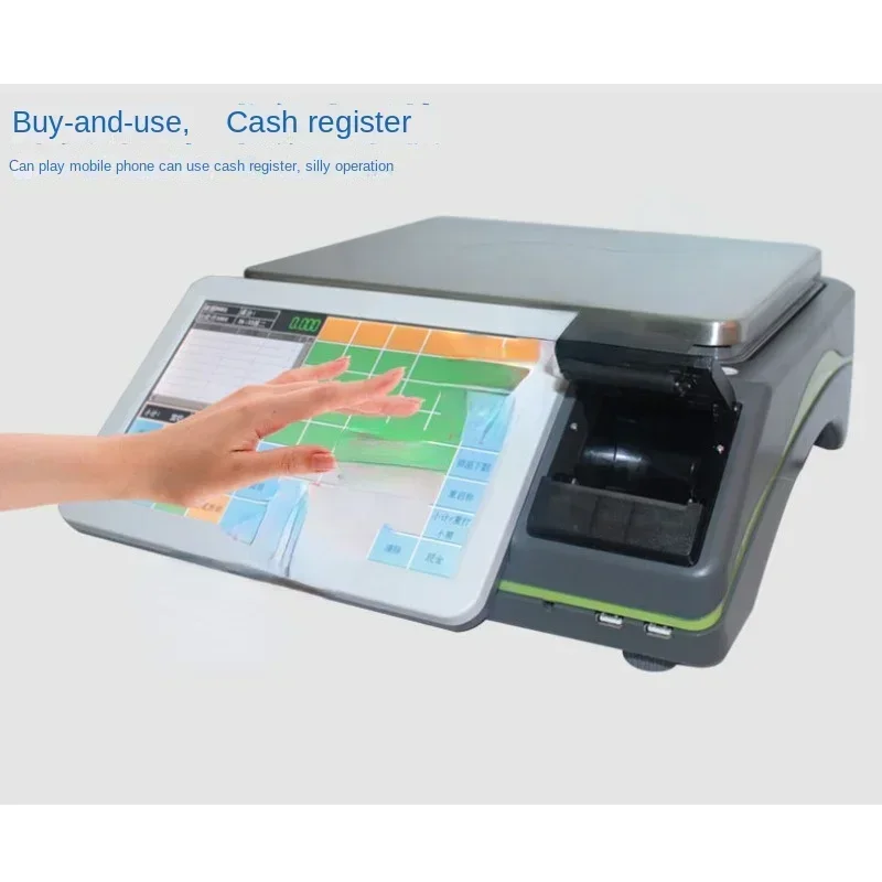 Screen Cash Register Scale Weighing All-in-One Machine Fruit Dried Snack Food Store
Screen Cash Register Scale Weighing All-in-One Machine Fruit Dried Snack Food Store