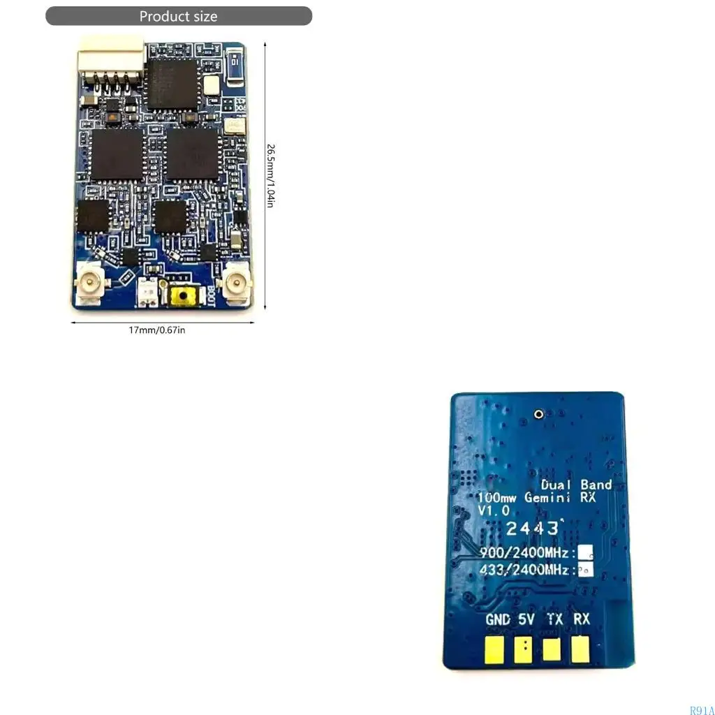 R91A Flight Controller Enhances Transmission Double Frequency 900/2400 For Outdoor Filming Multiple Environment
R91A Flight Controller Enhances Transmission Double Frequency 900/2400 For Outdoor Filming Multiple Environment